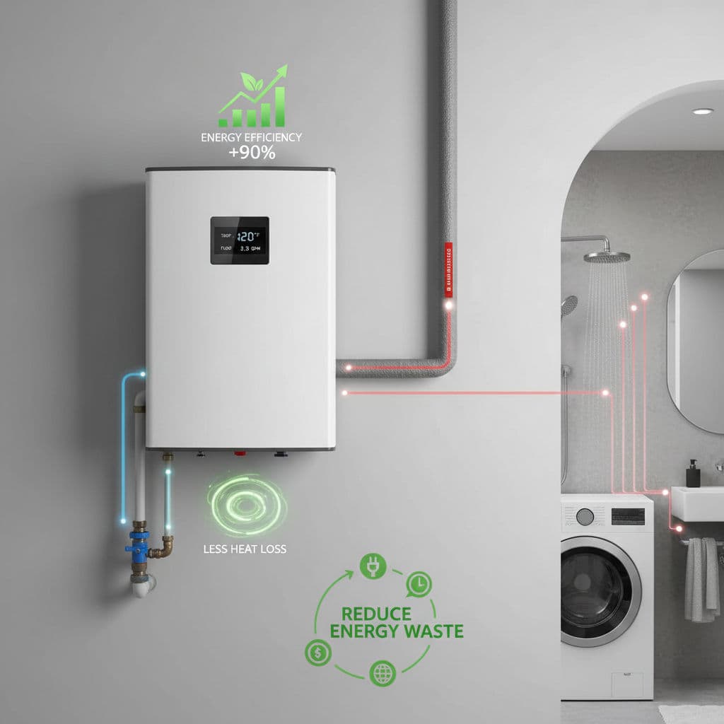 Featured post - Enhancing Efficiency and Reducing Energy Waste with Modern Tankless Water Heating Systems